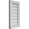 Ekena Millwork Vertical Surface Mount PVC Gable Vent w/ 2"W x 2"H , Brickmould Sill Frame, 12"W x 22"H GVPVE12X2203SN - alternate 3